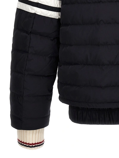 Shop Thom Browne Downfill Ski Hooded Down Jacket Casual Jackets, Parka Blue