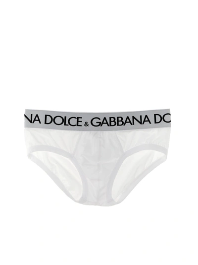 Shop Dolce & Gabbana Brando 2-pack Briefs Underwear, Body In White