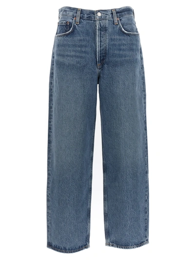 Shop Agolde Dara Jeans In Light Blue