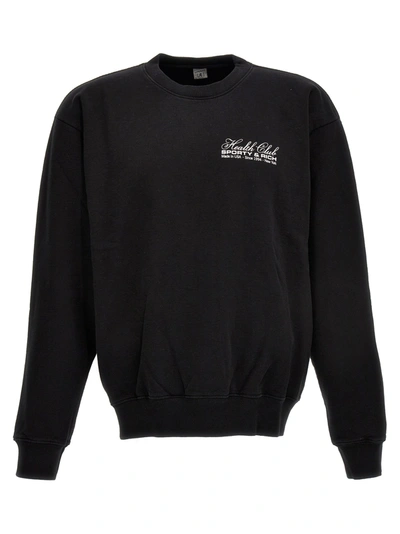 Shop Sporty And Rich Made In Usa Sweatshirt In White/black