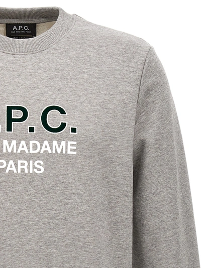 Shop Apc Madame Sweatshirt In Gray