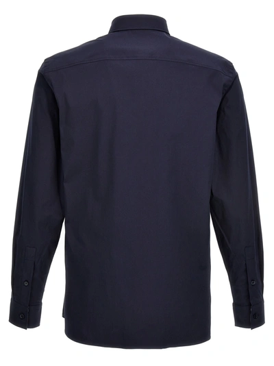 Shop Burberry Sherfield Shirt, Blouse Blue