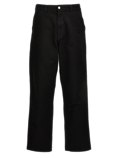 Shop Carhartt Single Knee' Pants In Black