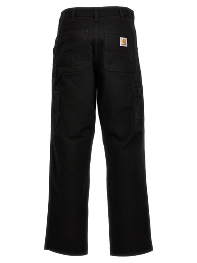 Shop Carhartt Single Knee' Pants In Black