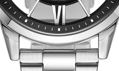 Kenneth Cole Transparency Bracelet Watch, 45mm In Silver