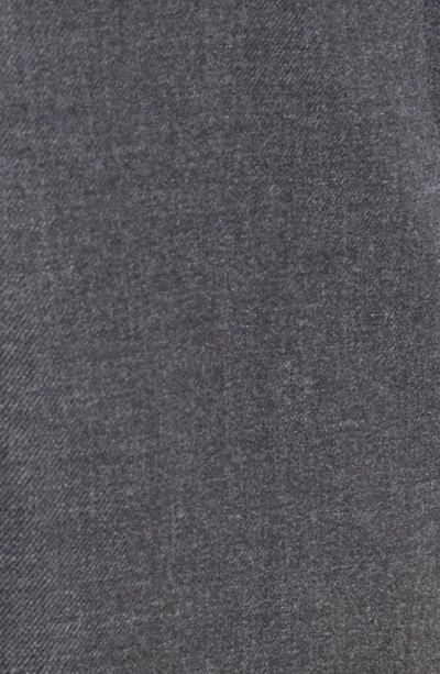 Thom Browne Classic Super 120s Wool Backstrap Pants In Dark Grey