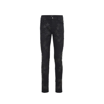 Amiri Cotton Denim Jeans Men In Gray