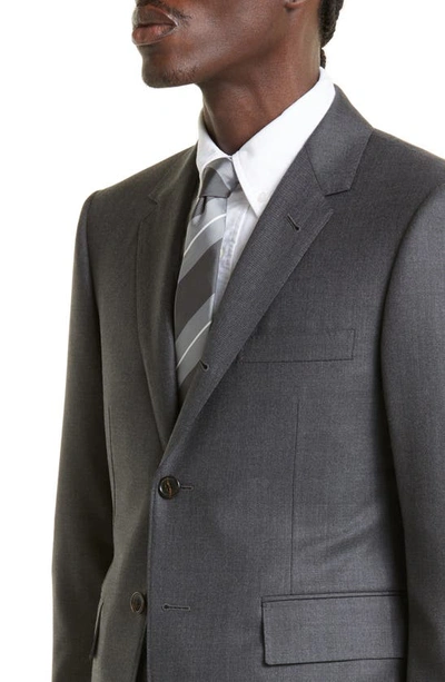 Shop Thom Browne Fit 1 Super 120s Wool Twill Sport Coat In Dark Grey