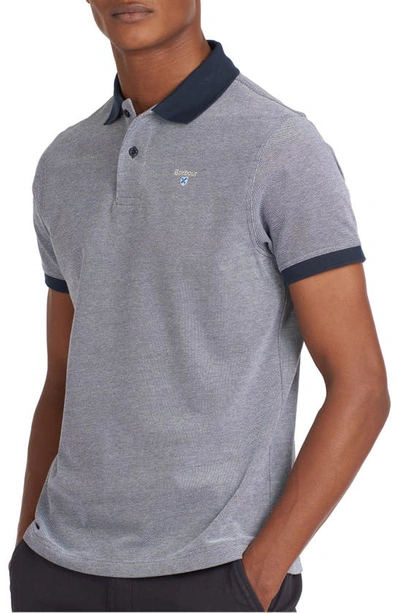 Shop Barbour Sports Cotton Polo In Midnight