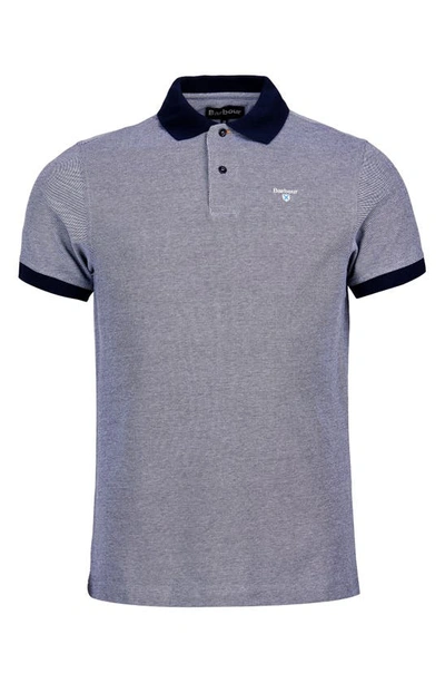 Shop Barbour Sports Cotton Polo In Midnight