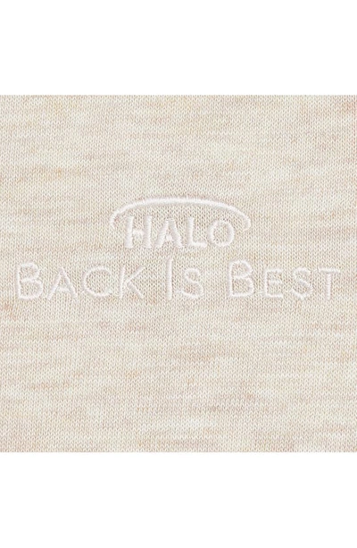 Shop Halo Sleepsack™ Ideal Temp Swaddle In Oatmeal