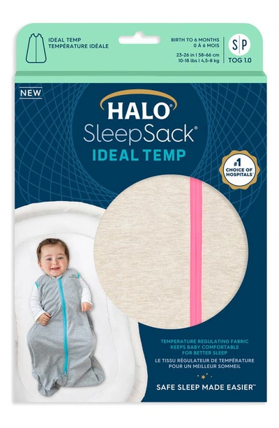 Shop Halo Sleepsack™ Ideal Temp Swaddle In Oatmeal