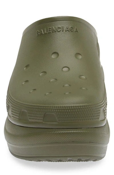 Shop Balenciaga Crocs™ Mule In Khaki