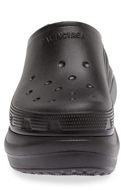 Shop Balenciaga Crocs™ Mule In Black
