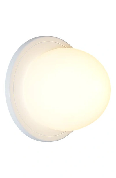 Renwil Round Wall Sconces In Raquel White