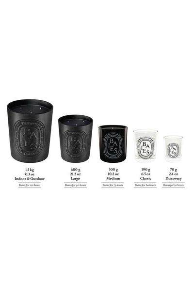 Shop Diptyque Baies (berries) Large Scented Candle In Black Vessel