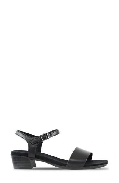 Shop Munro Nicolette Sandal In Black Leather