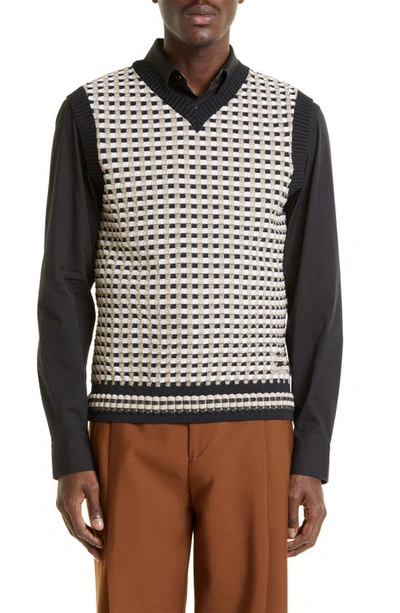 Shop Burberry Elijah Sweater Vest In Archive Beige