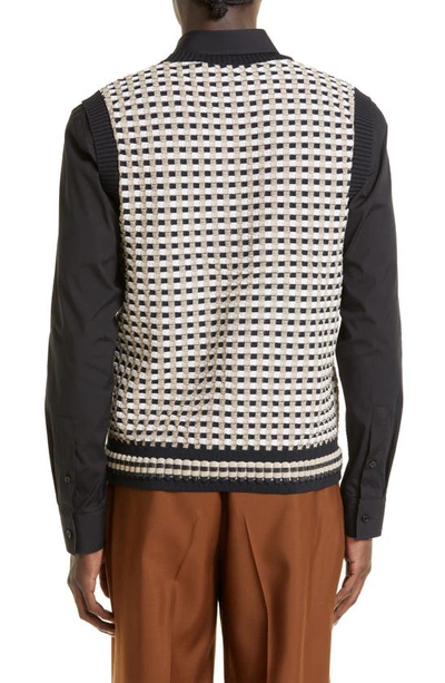 Shop Burberry Elijah Sweater Vest In Archive Beige
