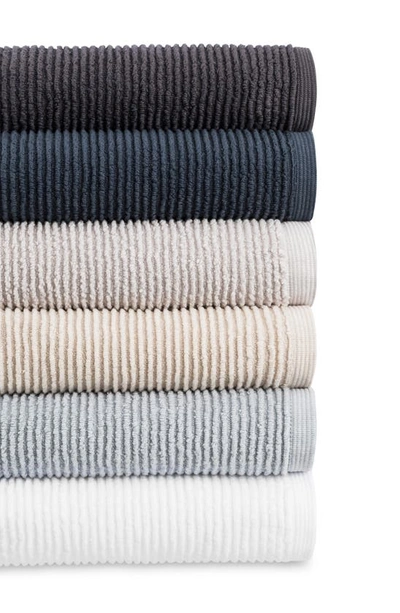 Matouk Aman Rib Cotton Washcloth In Baltic
