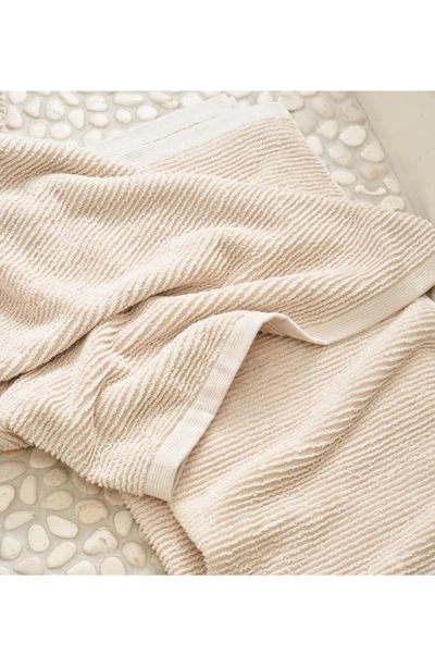 Matouk Aman Rib Cotton Washcloth In Baltic