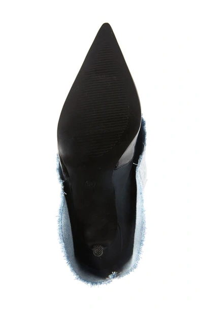 Azalea Wang Appealing Pointed Toe Denim Pump In Denim