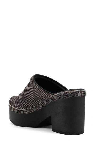 Zigi Artisan Regina Genuine Calf Hair Platform Clog In Natural Calf Hair
