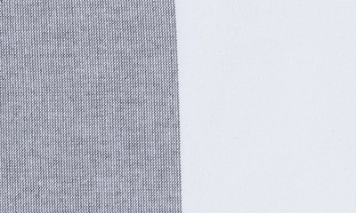 Barefoot Dreams Colorblock Organic Cotton Oversize Towel In Carbon-white