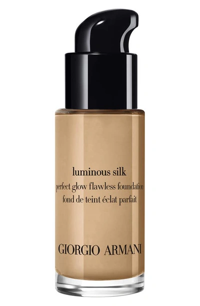 Shop Giorgio Armani Luminous Silk Perfect Glow Flawless Oil-free Foundation, 0.6 oz In 05.75 - Medium/warm Undertone