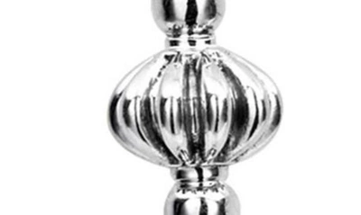 Shop Lagos Caviar Icon Elements Necklace In Silver