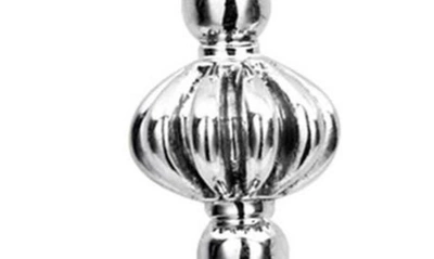 Lagos Sterling Silver Caviar Icon Necklace, 16 In Silver