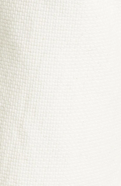 Shop Bode Prisma Cross Stitch Flat Front Linen Blend Pants In Ivory Multi