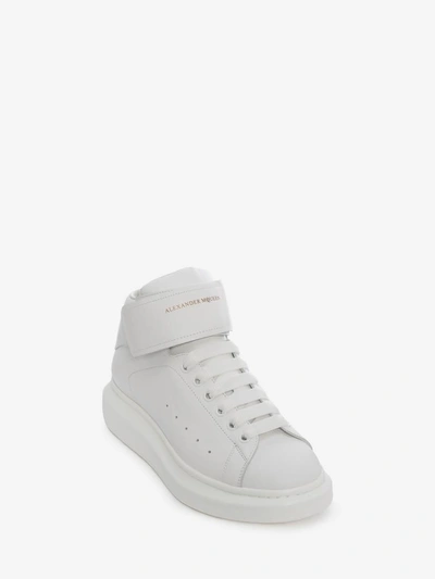Shop Alexander Mcqueen High-top Oversized Sneaker In White
