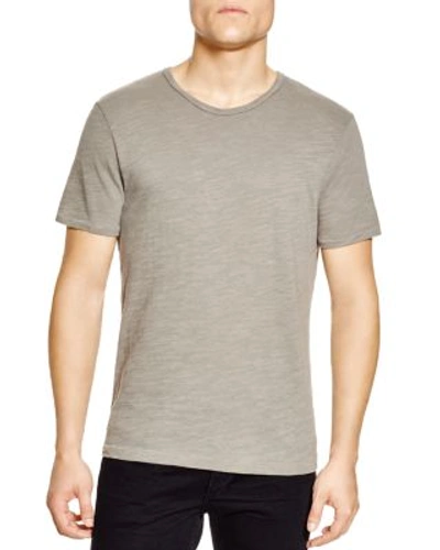 Rag & Bone Standard Issue Slubbed Cotton T-shirt In Charcoal