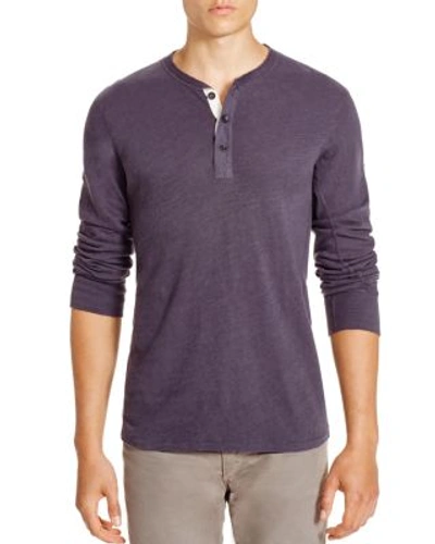 Shop Rag & Bone Standard Issue Basic Henley In Navy