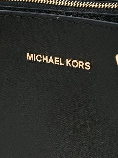 Shop Michael Michael Kors - Medium 'savannah' Tote  In Black