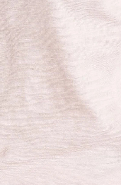 Shop Caslon Roll Tab Knit Shirt In Pink Lotus