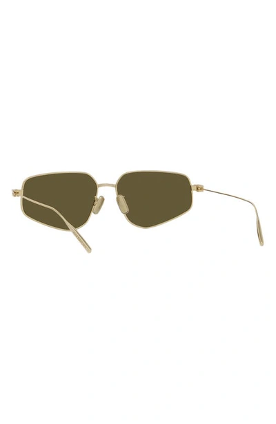 Shop Givenchy Gv Speed Gradient Geometric Sunglasses In Shiny Endura Gold / Roviex