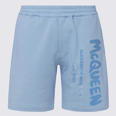 Shop Alexander Mcqueen Shorts Blue