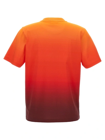 Shop Courrèges Gradient Sunset T-shirt Multicolor
