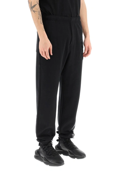 Shop Y-3 Jogger Pants With Coated Detail