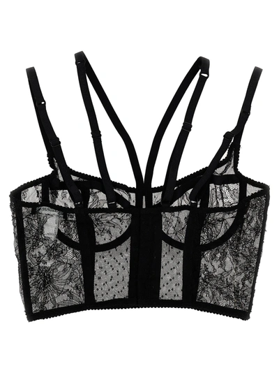 Shop Dolce & Gabbana Lace Bra Underwear, Body Black