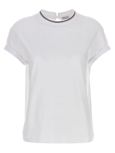Shop Brunello Cucinelli Monile T-shirt White