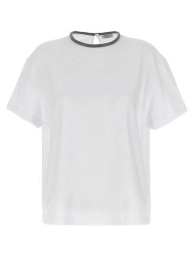 Shop Brunello Cucinelli Monile T-shirt White