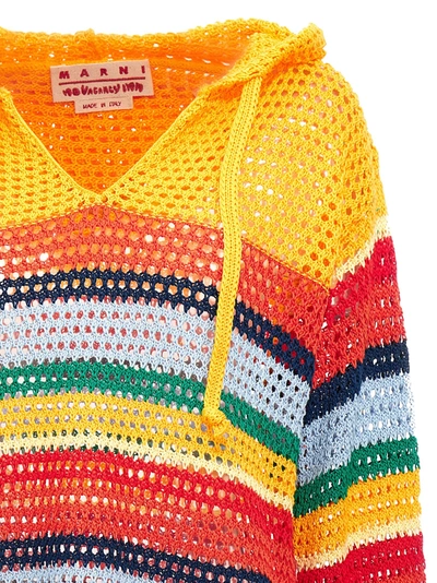 Shop Marni No Vacancy Inn Sweater, Cardigans Multicolor