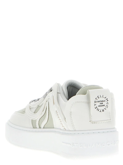 Shop Stella Mccartney S Wave 1 Sneakers White
