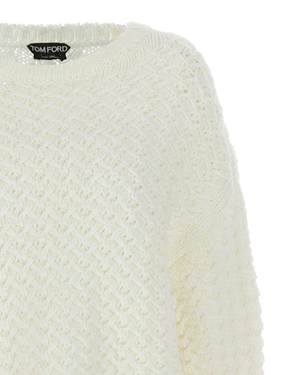 Shop Tom Ford Wool Sweater Sweater, Cardigans White