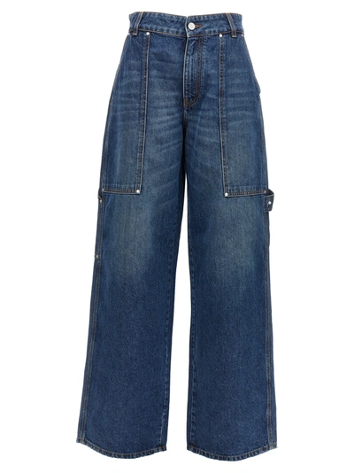 Shop Stella Mccartney Workwear Jeans Blue