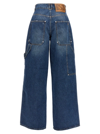 Shop Stella Mccartney Workwear Jeans Blue