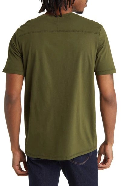 Shop Good Man Brand Premium Cotton T-shirt In Rifle Green 305